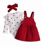 Ruffle & Ribbed Gala Layette