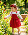 Ruffle & Ribbed Gala Layette