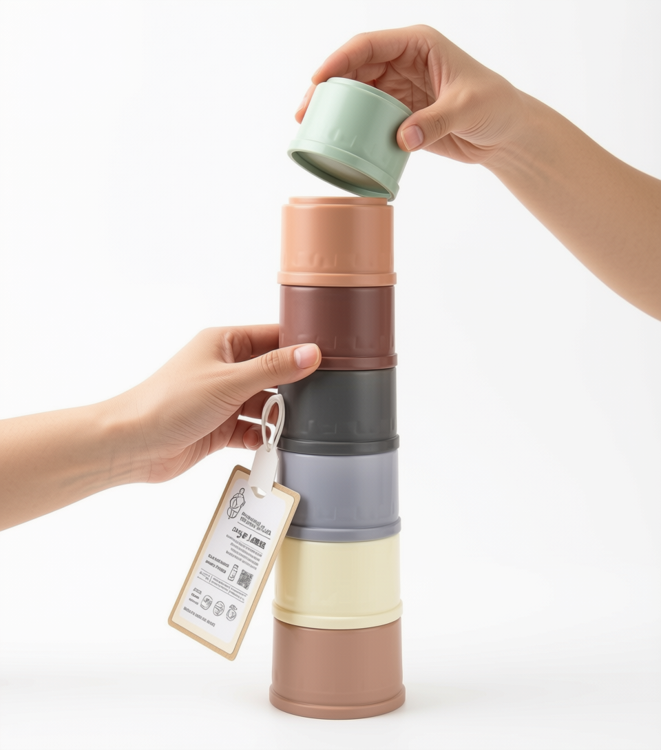 Montessori Stacking Cup Set