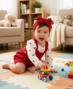 Ruffle & Ribbed Gala Layette
