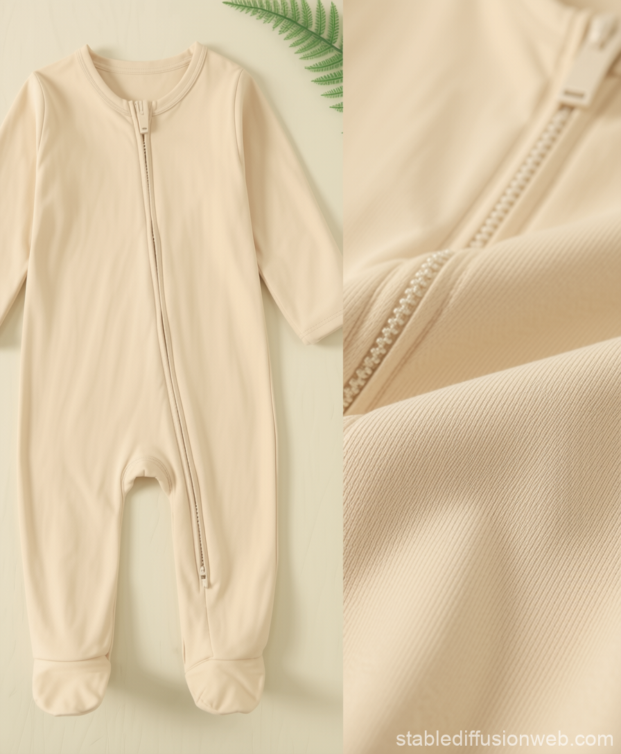 Snowpetal Cloud Luxe Cotton Zip Romper ✨