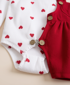 Ruffle & Ribbed Gala Layette