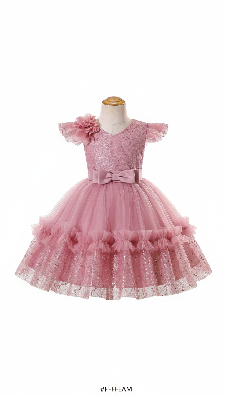 The Dusty Peony Tulle Gala Gown