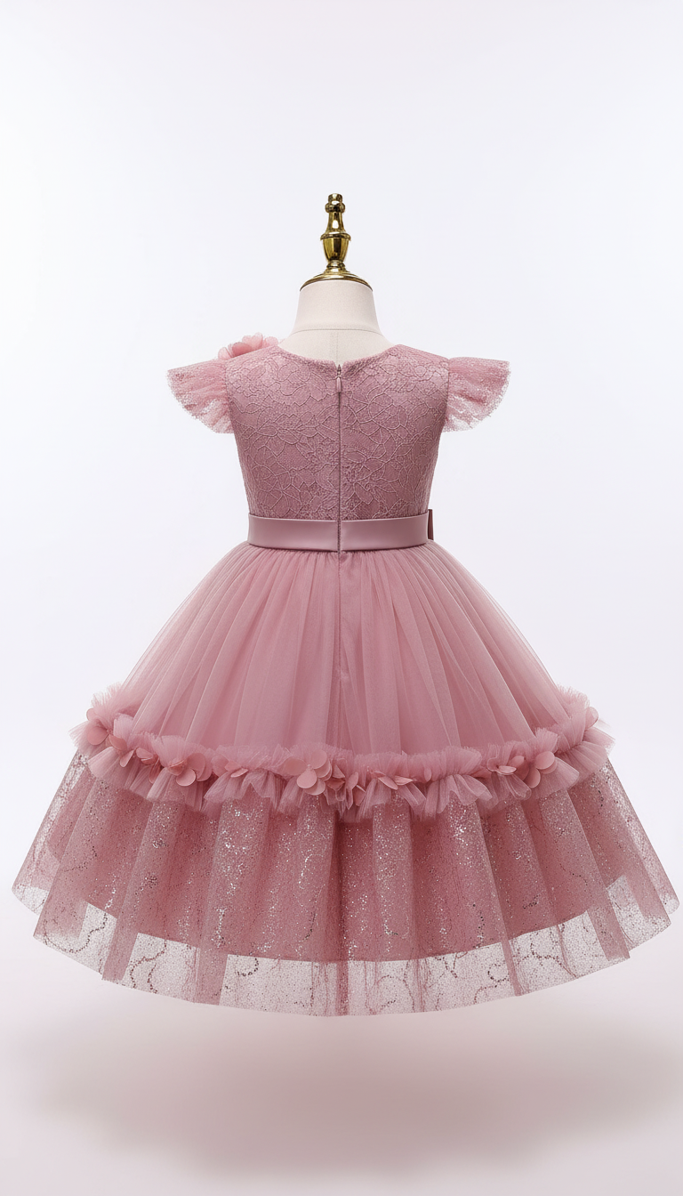 The Dusty Peony Tulle Gala Gown