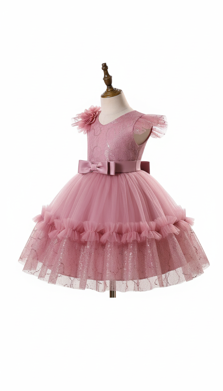 The Dusty Peony Tulle Gala Gown