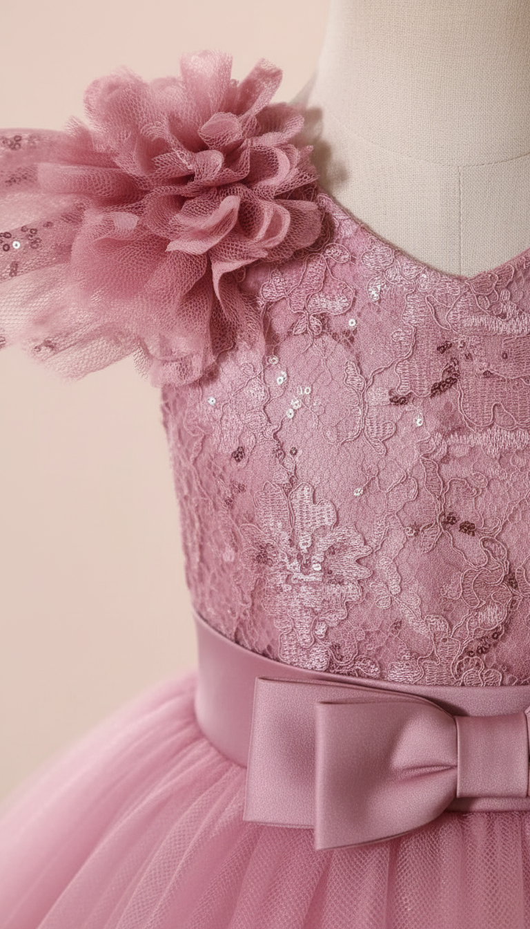 The Dusty Peony Tulle Gala Gown