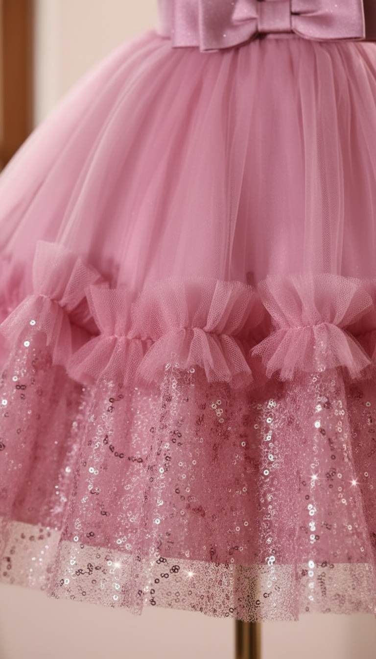 The Dusty Peony Tulle Gala Gown