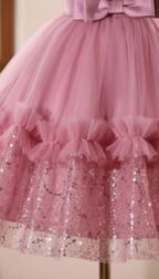 The Dusty Peony Tulle Gala Gown