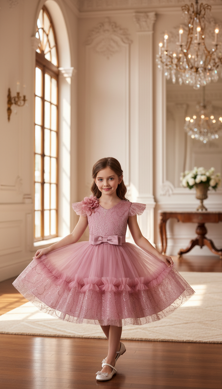 The Dusty Peony Tulle Gala Gown