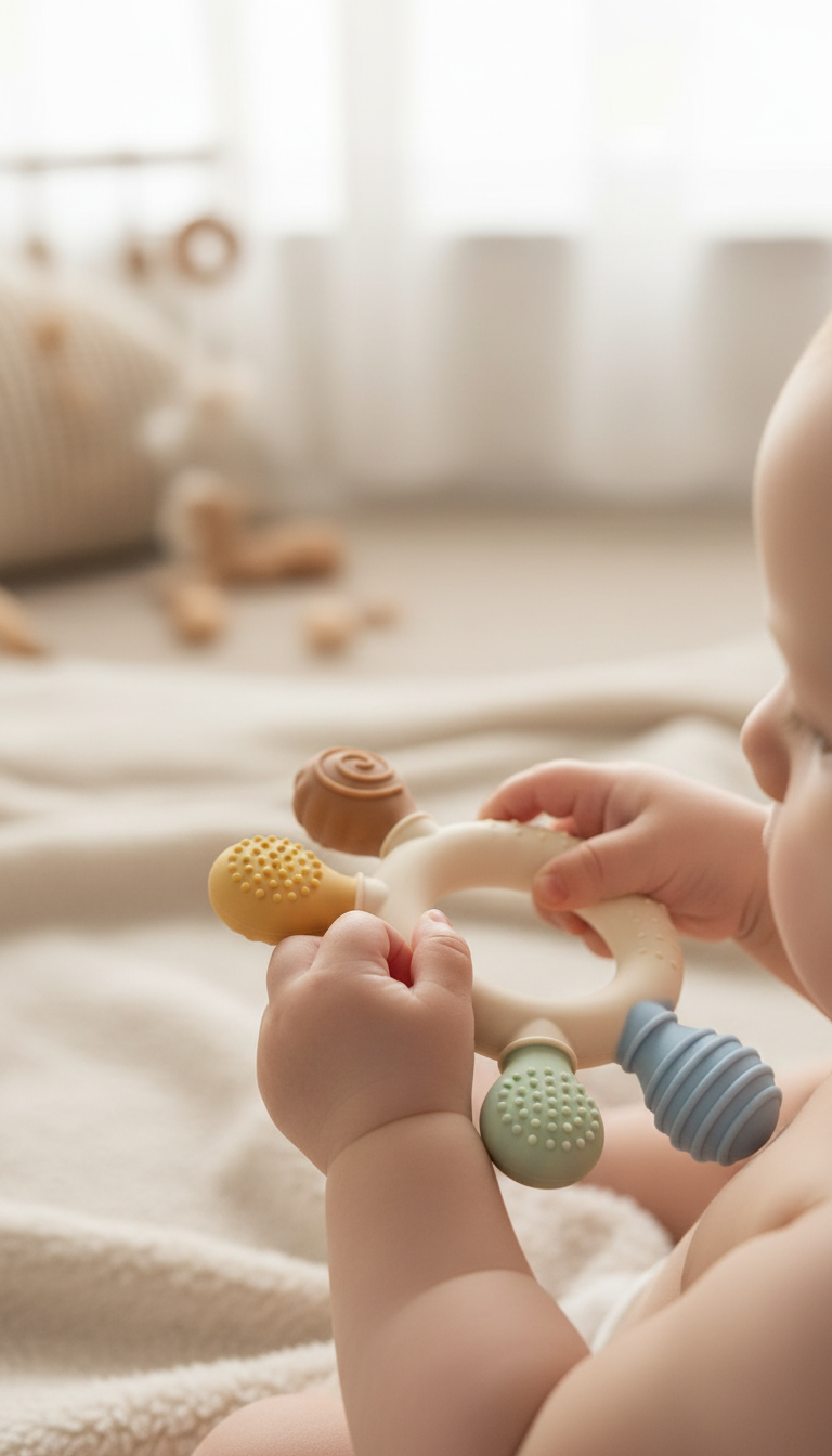 The Rainbow Bites Sensory toy