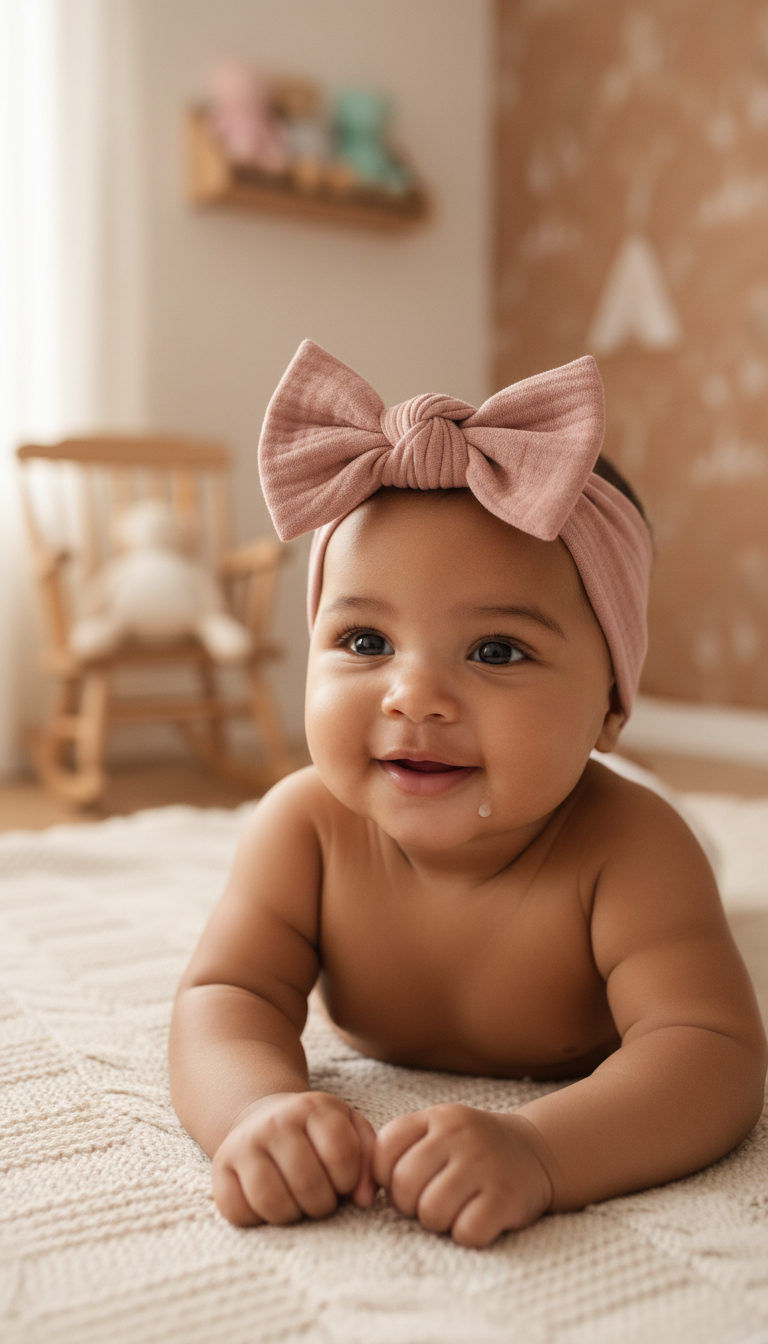 Crystal Crown Baby Hairband Set