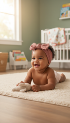 Crystal Crown Baby Hairband Set