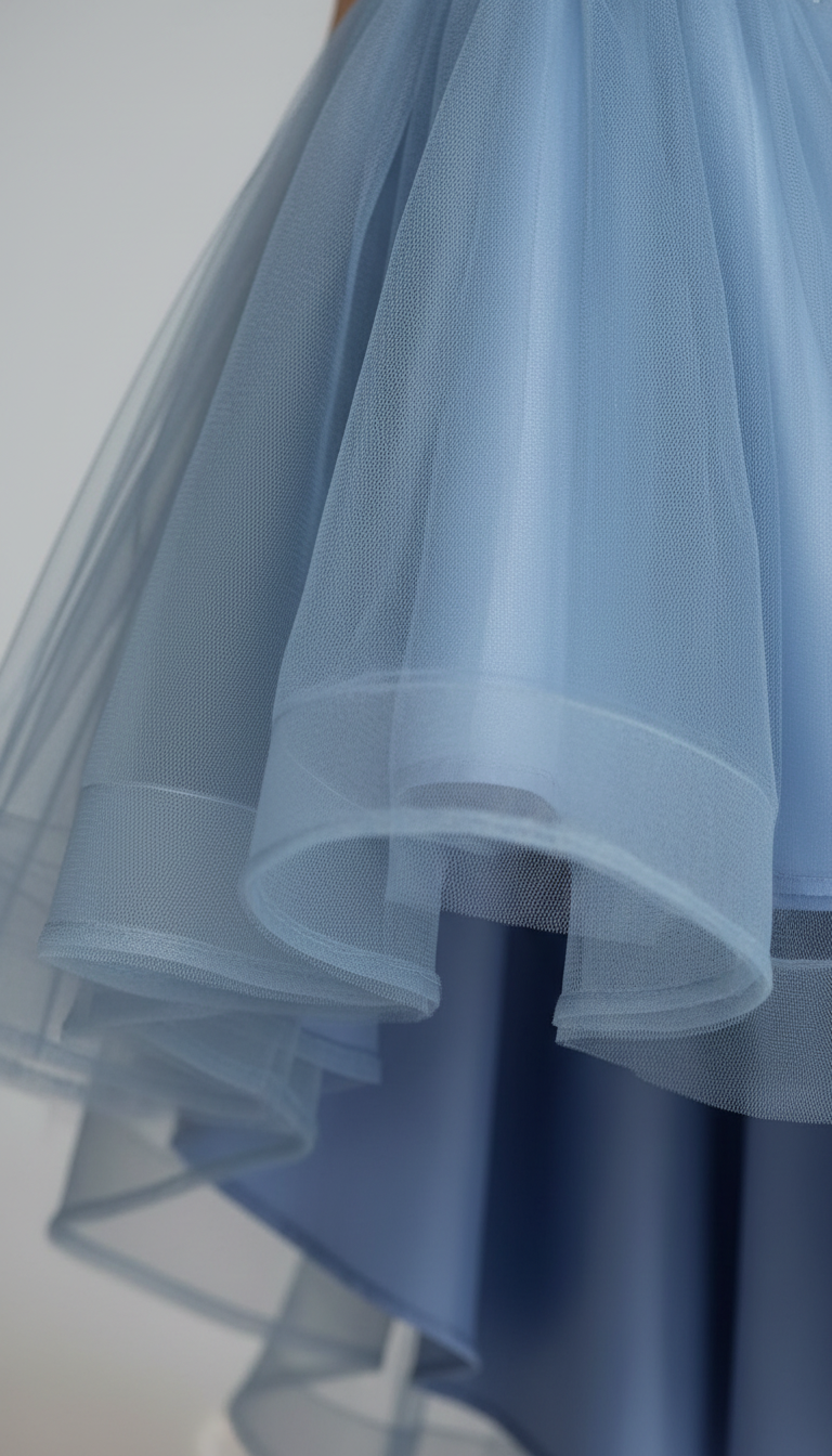 The Petite Aile Celestial Azure Gown