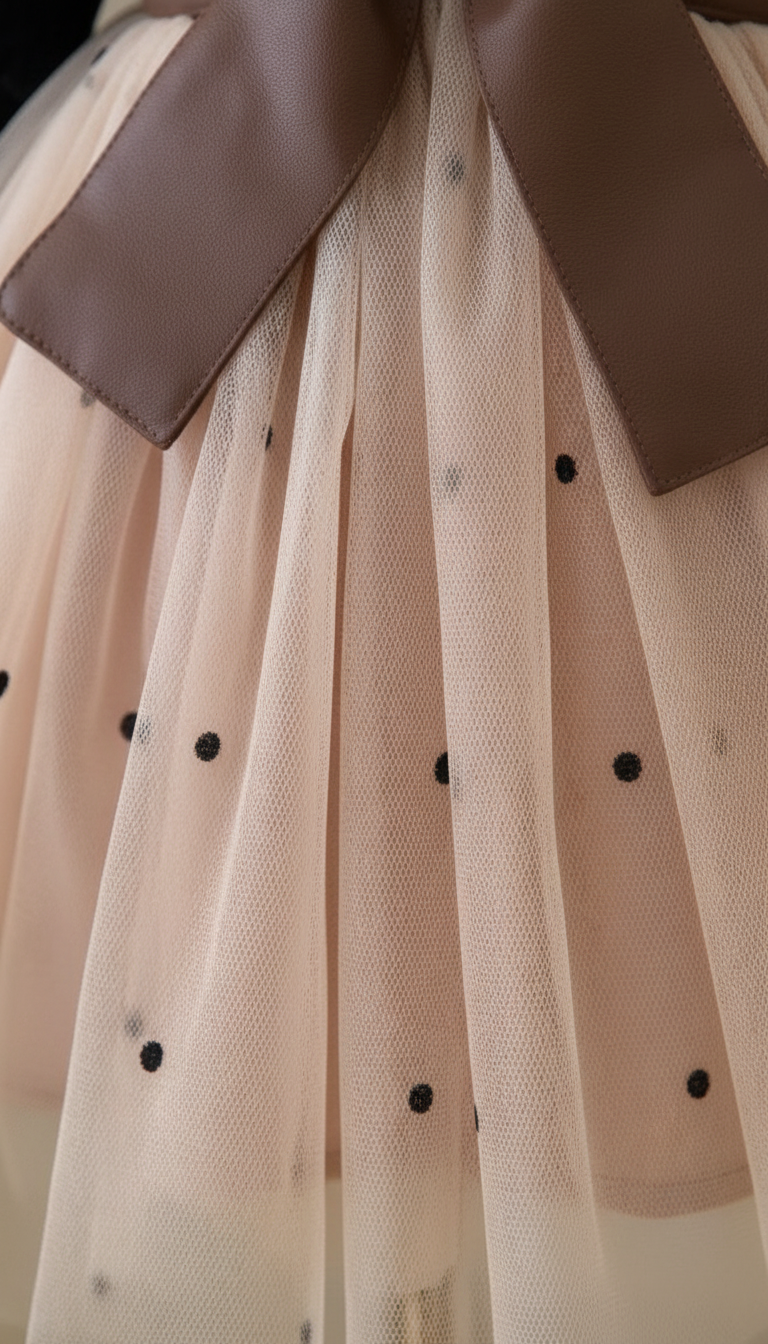 Petite Nude & Onyx Tulle Ensemble