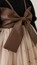 Petite Nude & Onyx Tulle Ensemble