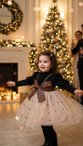 Petite Nude & Onyx Tulle Ensemble