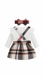Ruffle & Check Gala Layette