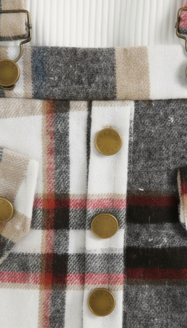Ruffle & Check Gala Layette