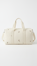 Quilted Cotton Diaper Carryall