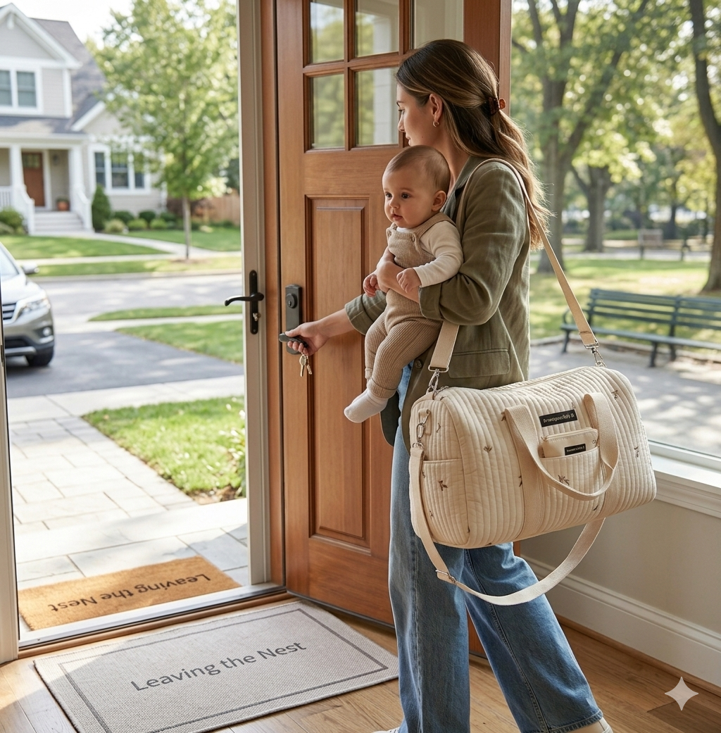 Quilted Cotton Diaper Carryall