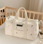 Quilted Cotton Diaper Carryall