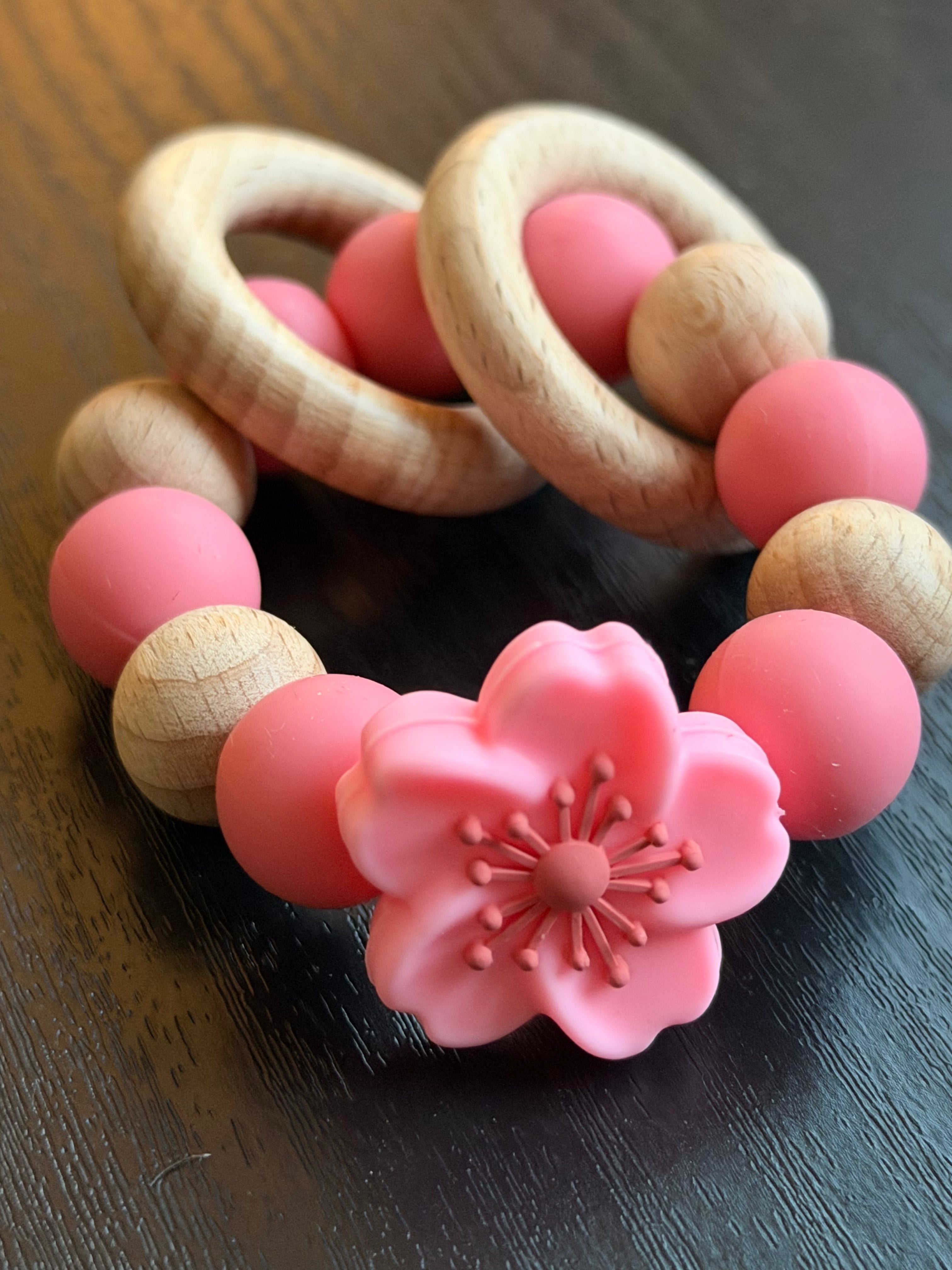 Snow Petal Bloom Baby Teether