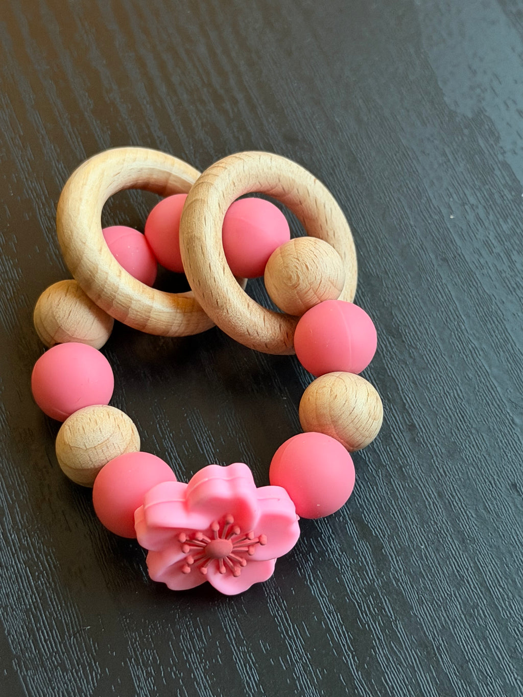 Snow Petal Bloom Baby Teether