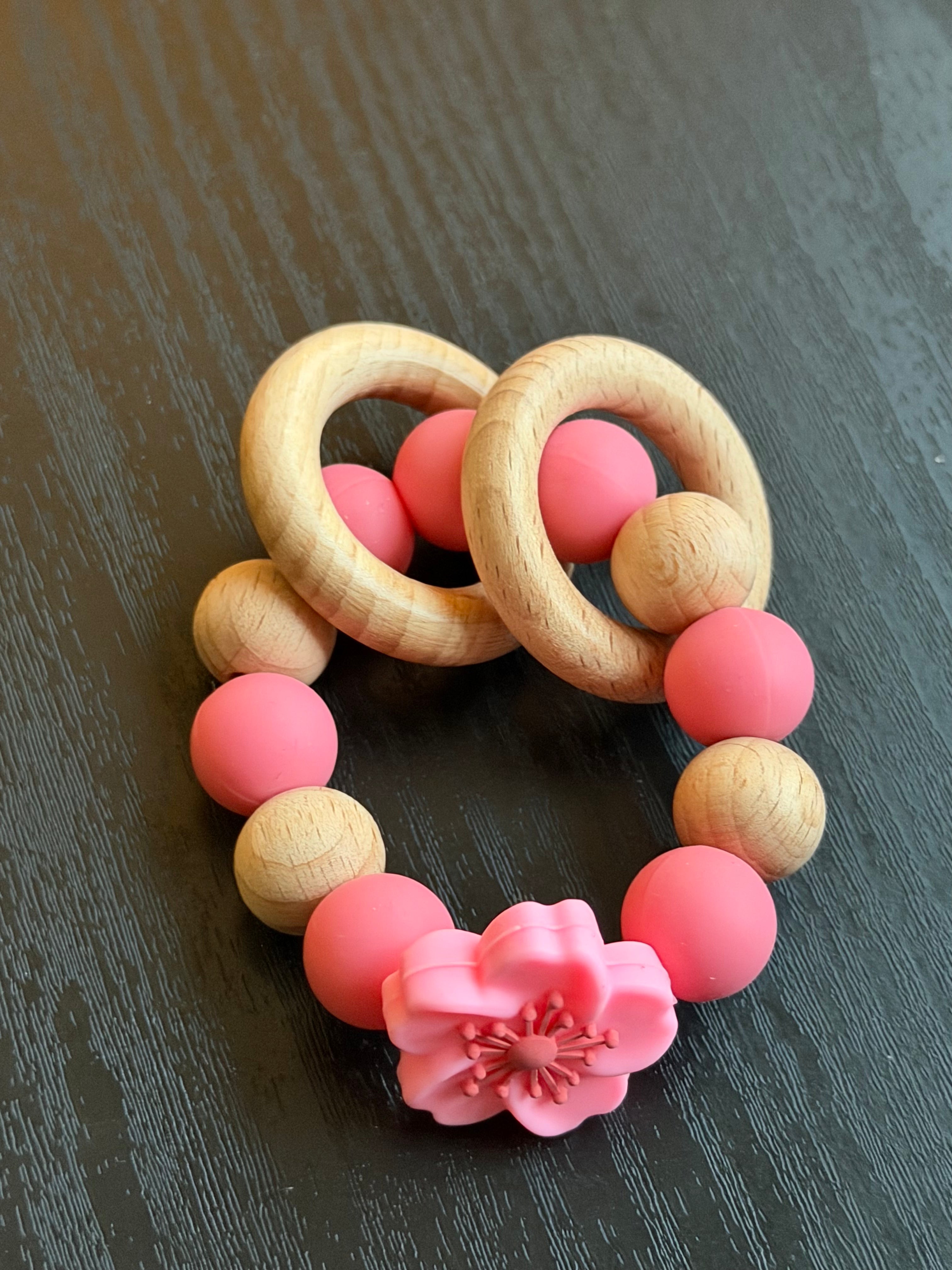 Snow Petal Bloom Baby Teether