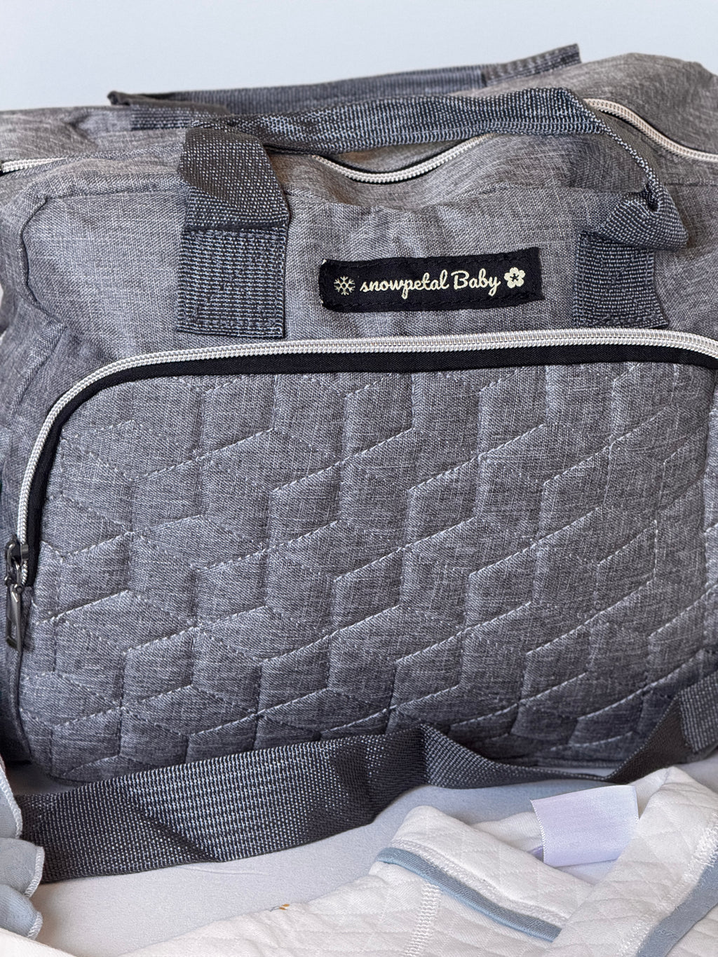 Graphite Grey Luxury Diaper Bag | Premium Baby Changing Bag