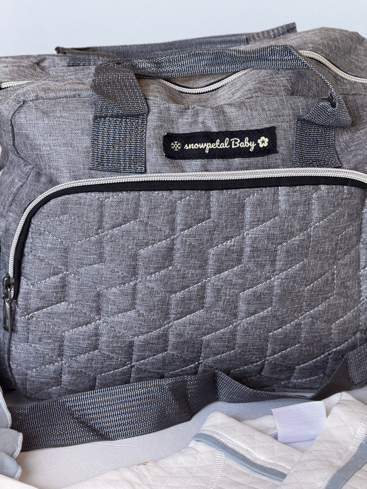 Graphite Grey Luxury Diaper Bag | Premium Baby Changing Bag