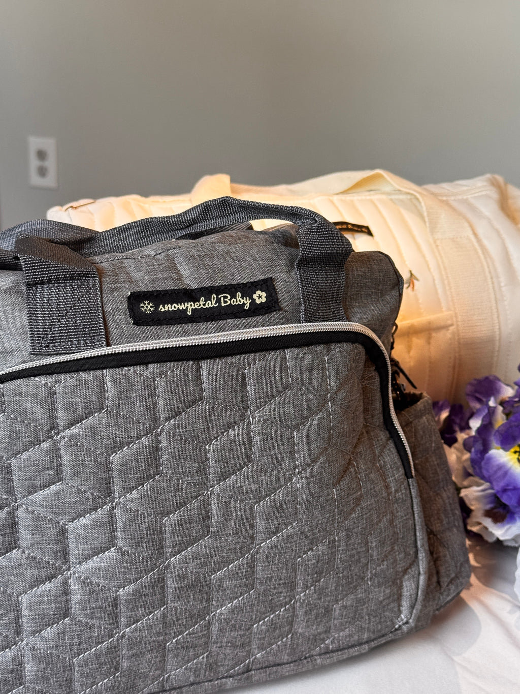 Graphite Grey Luxury Diaper Bag | Premium Baby Changing Bag