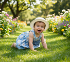 Floral Petal Bloom Playsuit set
